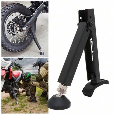 HYYKJ-US Front & Rear Motorcycle Paddock Lift Stand, Black Iron, Foldable, Labor-Saving, For Motorbike Repair And Maintenance, Fits GM Models