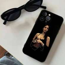 Funda de teléfono de silicona mate negra compatible con iPhone 17 Air, 16, 15, 14, 13, 12, 11 Pro Max, funda suave de TPU, funda compatible con iPhone 17 Pro, 17 Pro Max, 17, 16 Pro - z6 - Ver 8