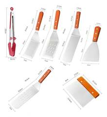 TendenciaCuchillo Cocina Para Hornear Acero Inoxidable, Espátula 8pzsCalidad premium - 1 - Ver 4