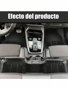 Rubber Car Mat, Universal Non-Slip Floor Mats, 2 Front And 2 Rear - A - View 5