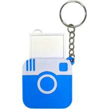 Llavero Camara Para agregar Foto Personalizada Recuerdo Regalo Aniversario Parejas 14 Febrero - Azul - Ver 3