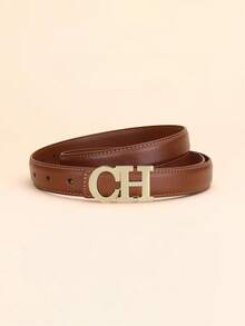 这款新款女士腰带采用字母合金扣，设计时尚独特，适合日常穿着、休闲场合、派对以及作为礼物。 - 彩色 - 查看 8