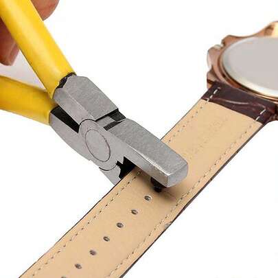 1pc Watch Band Hole Punch Tool, Card Eyelet Punch, Hang Tag Puncher, Strap Hole Punch Pliers, Sandal Strap Puncher