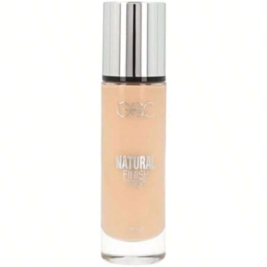 GOC, Base de maquillaje liquida, Natural Finish, Brinda un acabado luminoso y sedoso a la piel del rostro, Con Ácido Hialurónico, Base de agua, Color 300, GNF03 - Solicitud 03 - Ver 1