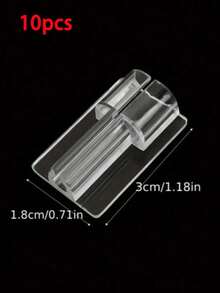 5pcs Transparent Mobile Phone Charging Cable Clips, Protective Data Cable Holders - Multicolor - View 11