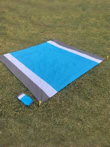 1件防水沙滩垫，超大防水沙滩毯，可折叠防水口袋沙滩垫，便携轻便野餐沙滩垫，速干户外野餐毯，耐用防水防沙沙滩毯，防沙便携户外毯，是野餐、旅行、露营和徒步旅行的理想之选，让您轻松享受沙滩乐趣，告别污垢和脏乱。 - 彩色 - 查看 5