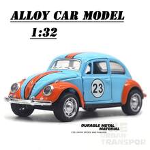 1:32 Modelo de coche de escarabajo de aleación clásico. - Diseño de puerta abierta, con funciones - Agrega diversión a tu colección. - Ya sea como regalo o como una colección premium, es la elección perfecta - Una obra de arte eterna, colocada en el escritorio de tu oficina. - Multicolor - Ver 16