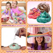 27/32pcs Slime Foam Toy Set, Ice Cream Cone Accessories, DIY Slime Putty Stress Relief Toys For Kids, Children's Birthday Party Favors, Gifts For Boys And Girls, Holiday Party Supplies - 彩色 - 查看 8