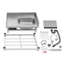 YUNRUX Kitchen Sinks - Silver - View 4