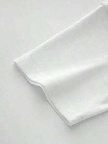 1Pcs Camiseta Casual de Manga Corta con Cuello Redondo para Hombre 220g Impresión Digital de Doble Cara Gráfico de Kobe 100% Algodón - Blanco - Ver 7