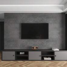 3D防水、防油、哑光质感、可移除水泥/混凝土纹理贴纸，适用于卧室、厨房、浴室、健身房、餐厅墙面装饰