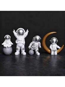 EstiloTendenciaAdornos De Astronauta Para Escritorio 4PCS, Figura Decorativa Astronautas Resina, Escultura Astronauta Exquisito, Cifras Espaciales, Estatua DcoracióN Para Hogar, Cuarto, Oficina Y Escritorio-AzulCalidad PremiumVersióN Mejorada - Pago - Ver 9