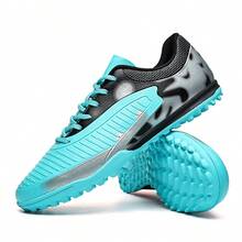 Men's Football Shoes, Unisex Football Shoes, Lightweight Professional Sports TrainingIndoor Football Shoes, Football Turf, Five-A-Side Football Shoes - Cadet Blue - View 2