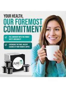 EstiloTendenciaPureHQ - Tazas Reutilizables K Para  , K  Plus, K Slim, K-Brew Chill, K Duo Hot And Iced Gen 2 - Kcup Recargable Para Cafetera  - Filtro De CáPsulas De Café MultiStream -Calidad PremiumVersióN Mejorada