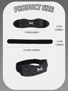 Pas rzepkowy MASEDA w kolorze kamuflażowym, zmieniający kolor, odpowiedni zarówno do kobiet, jak i mężczyzn. Pas podtrzymujący rzepkę i kolano, do koszykówki, biegania, pieszych wędrówek, siatkówki, tenisa, przysiadów. Pas podtrzymujący ścięgno rzepki. Elastyczna opaska na kolano. Akcesorium do biegania. Niezbędnik na siłownię. - Wielokolorowe - Zobacz 3