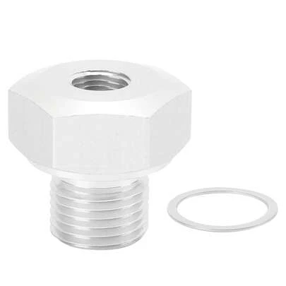 M16 1.5 To 1/8 NPT Oil Pressure Sensor Adapter For GM LS Engines – Replacement For LS1, LSX, And LS3 Gauges