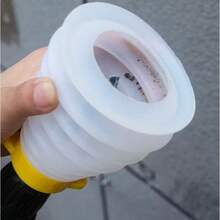 防尘钻头罩、真空钻头防护罩、无尘墙钻集尘器、集尘器配件、适用于家庭/工业/建筑用途的钻头保护罩、冲击钻防尘罩、电钻和冲击钻集尘器 - 白色 - 查看 6