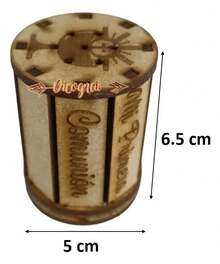 TendenciaSalero Fiesta Mdf 3mm 12 PiezasCalidad premium - Mi Primera Comunión - Ver 7