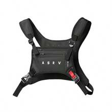 1pc Man Chest Rig Bag Fashion Travel Storage Chest Bag For Men Sport Running Vest Bag Waist Bag Student Mobile Phone Pocket Backpack Gifts For Men Travel Essentials Holiday Essentials Fanny Pack Bags Summer School The Sporty Life Summer Bag Springbreak Vacation Bag Pack Belt Bag School Supplies Gym Bag Men Essentials Body Bag For Men Running Accessories Tools Gun Holster - 彩色 - 查看 1