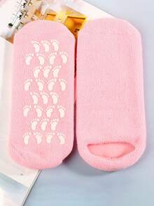 1 Pair Gel Foot Mask Socks, For Repairing Dry, Cracked Feet, Moisturizing, Exfoliating And Nourishing With Essential Oils, Anti-Slip To Prevent Cracking, Unisex Suitable For All Seasons - Multicolor - View 13