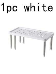 可伸缩厨房储物架，多功能水槽收纳架，可放置餐具、瓶瓶罐罐，是橱柜收纳的理想之选 - 彩色 - 查看 11