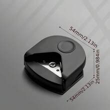 4 种颜色可选，1 件便携式 R4 圆角器，适用于精确修剪，可用于照片和纸艺、剪贴簿制作，防锈材质，边角修剪器，修剪工具，适用于摄影师、手工爱好者 - 彩色 - 查看 7