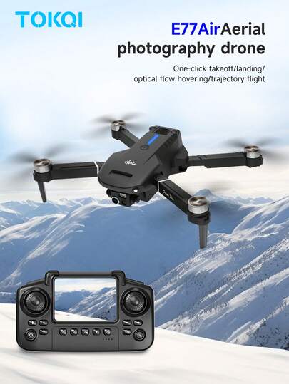 TOKQI Foldable Brushless Smart Obstacle Avoidance Drone With Dual Cameras, One-Key 360° Stunt Flip, Optical Flow Hovering, 4-Axis RC Quadcopter, Indoor/Outdoor Toy For Adults And Teenagers