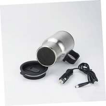 Eléctrico para Auto Acero Inoxidable y Plástico Taza Térmica Grande con Función de Calentamiento Rápido y Tapa para Largos y Uso Vehículo - 1 - Ver 8