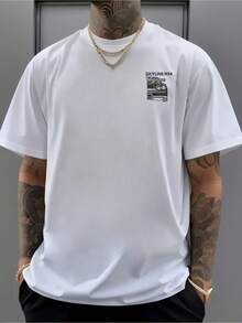 Skyline R34 GTR JDM T-shirt 100% cotone stampato su entrambi i lati, vestibilità comoda e traspirante, comfort per tutto il giorno. - Bianco - Visualizzare 2