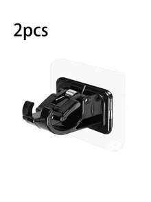 2pcs/4pcs/8pcs No Drill Window Curtain Rod Brackets, Self-Adhesive, No Nails Needed, Adjustable Curtain Rod Hooks, Suitable For Bathroom, Kitchen, Hotel And More - Clear - View 15
