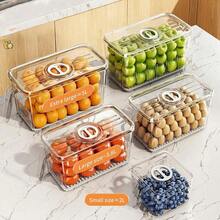 TendenciaContenedor Almacenamiento Y Organizador Para Refrigerador 5lCalidad premium - Transparente 5L - Ver 7