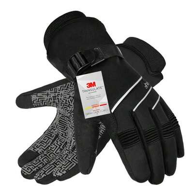 BIFKingMOREOK Winterhandschuhe Wasserdicht-30°F 3M Thinsulate Skihandschuhe Warme Touchscreen Handschuhe,Winddicht Fahrradhandschuhe Herren Damen fur Skifahren,Wandern,Radfahren,Motorradfahren-2935