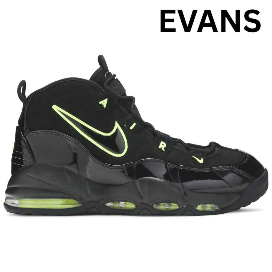 Nike Air Max Uptempo 95 Black Volt CK0892-001 Men Fashion Sneakers New - 黑色伏特 - 查看 1