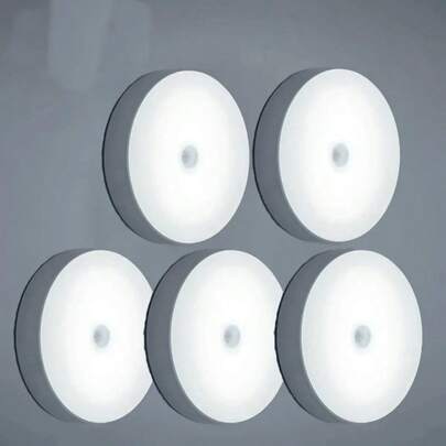 Motion Sensor LED Night Light USB Rechargeable Night Lamp For Kitchen Cabinet Wardrobe Lamp Staircase Wireless Closet Light