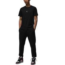 Nike Jordan舒適時尚百搭柔軟短袖T卹男款 - 黑色 - 查看 3