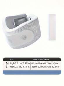 Adjustable Neck Brace, Soft Foam Support, Suitable For Home, School, Office, Travel And Sleep - Women's Neck Brace - Ergonomic Cervical Stabilizer To Prevent Forward Head Tilt And Neck Pain; Soft And Comfortable Textile Material Provides A Snug Fit.