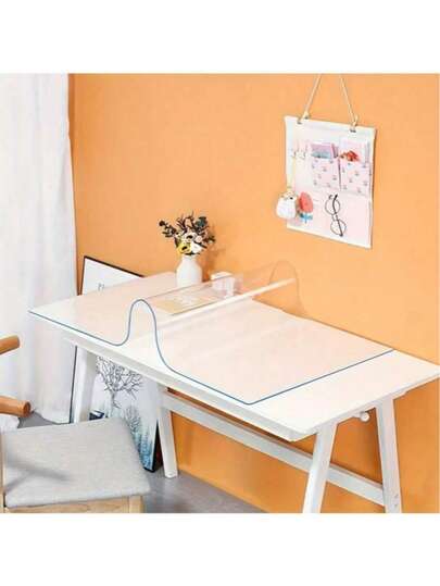 1 قطعة سجادة مكتب شفافة من البي في سي، يمكن استخدامها أيضًا كوسادة مكتب مكتبي، وسادة فأرة كبيرة، وسادة مكتب للكمبيوتر المحمول، وسادة مكتب للمناكير والمكياج، وسادة طاولة القهوة، وسادة طاولة الزينة، وسادة خزانة التلفزيون وحماية سطح خزانة الأحذية