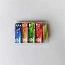 New HORNET Cigarette Rolling Paper Set (8 Packs Flavored Rolling Papers + 2 Packs 3-Color Tips) Smoking Accessories Handroll Cigarette Paper Portable Cigarette Rolling Paper Set - Multicolor - View 9