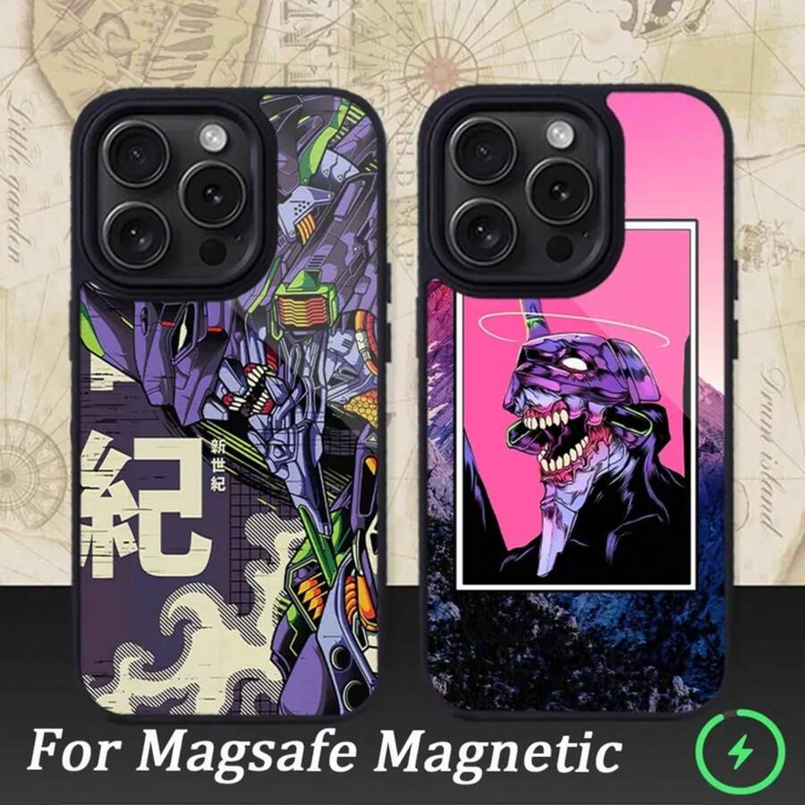 Rei Ayanami Phone Case Compatible With 15 14 13 12 11 Pro Max Plus Magnetic Compatible With Macsafe Cases Cover Cover Compatible With 17 Pro Case, 17 Pro Max Case, 17 Case, 16 Pro Case - z6 - Xem 1
