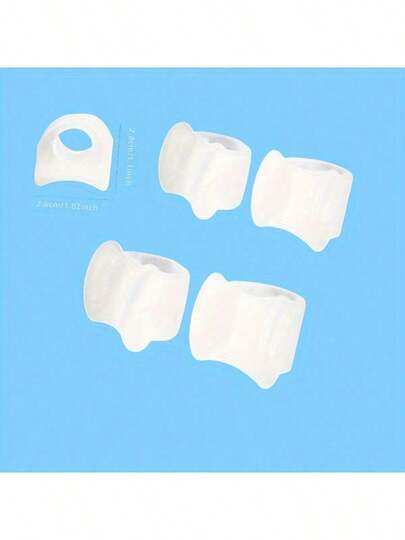 4只装硅胶足套，防水耐磨，日常使用，保护双脚