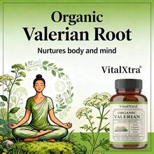 Valerian Root Supplement - Supports Sleep And Heart Health, Promote Muscle And Relaxaction - 120 Capsules - 1 Bottle - View 6