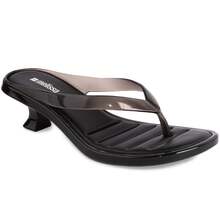 Melissa Thong Kitten Heel Women's Sandal With Small Heel, Original Flip-Flop - 黑色 - 查看 2