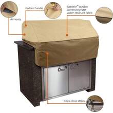 Classic Accessories Veranda Island BBQ Grill Top Cover Large - Guijarro - Ver 9