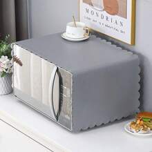 Microwave Oven Cover, Oven Cover, Universal Microwave Oven Dust Cover,Women's Day,Travel Essentials,Wedding Favours,Y2k,Bedroom,Car Accessories Women,Kitchen Decor,Wedding,Y2k,Party,Mother's Day Gift,Bedroom Decor,Garden,Kitchen Decor,Summer,Beach,Travel Essentials,Room Decor,Squishy,Graduation - Multicolor - View 8