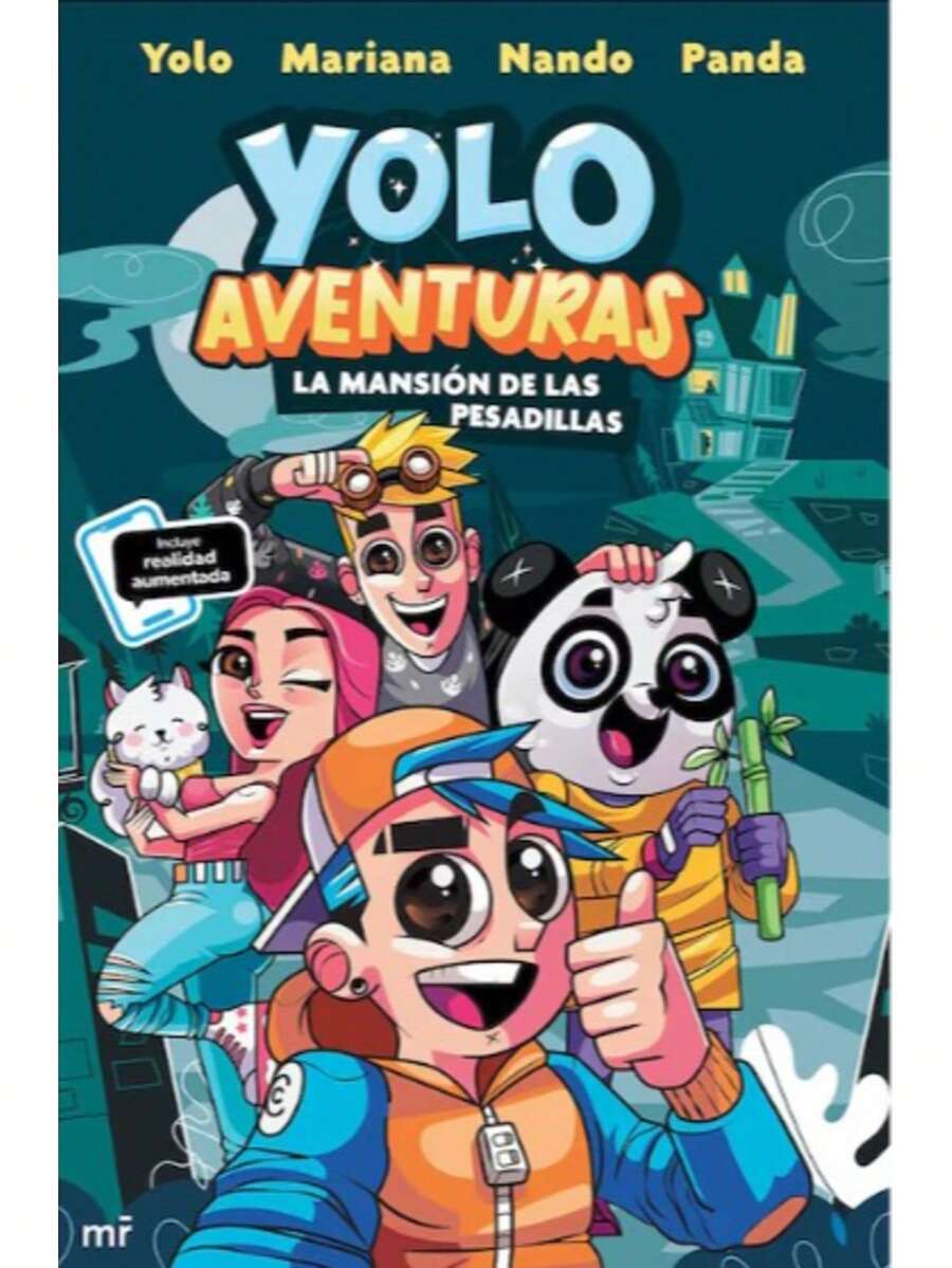 LIBRO INFANTIL/  JUVENIL/CÓMICS. YOLO AVENTURAS 1. LA MANSIÓN DE LAS PESADILLAS. Marca el inicio de una saga llena de misterio y adrenalina. YOLO y sus amigos se enfrentan a una antigua mansión donde ocurren sucesos inexplicables, pasadizos secretos y aterradoras ilusiones que pondrán a prueba su valentía. Entre sustos, humor y giros inesperados, deberán descubrir la verdad antes de quedar atrapados para siempre. Ideal para jóvenes lectores, este libro combina aventura y suspense en una historia visual y dinámica que engancha desde la primera página. ¡Una lectura imperdible para fans del terror divertido! - Libro único - Ver 1