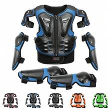 1 Piece Set Motorcycle Armor Set Riding Back Chest Guard Motorcycle Cross-Country Body Armor Motorcycle Back Chest Guard Racing Motorcycle Armor Elbow Knee Guard Motorcycle Protection Accessories