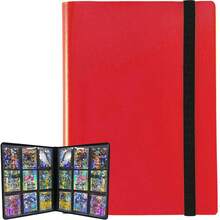 4-Pocket Collectible Card Album, Holds Up To 160 Cards, Side-Loading Design, Suitable For Football, Basketball And Other Card Collections - Multicolor - View 24