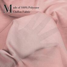 P Pothuiny Women Chiffon Sheer Shawl Wraps For Evening Dresses, 79inchx24inch Lightweight Soft Chiffon Scarfs Wedding Party Bridal,79inchx24inch,DustyRose - DustyRose - 查看 6