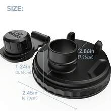 可重复使用的饮料罐盖，带旋转盖，保持饮料新鲜，防止虫子/灰尘进入 - 适用于啤酒、能量饮料、汽水罐 - 易于使用的密封罐盖，适合家庭、办公室和聚会使用