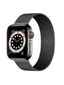 1 pièce Bracelet de montre en métal magnétique réglable compatible avec les montres de 38 mm, 40 mm, 41 mm, 42 mm, 44 mm, 45 mm, 49 mm. Convient aux femmes et aux hommes. Accessoire de bracelet de montre en acier inoxydable - Noir - Voir 7